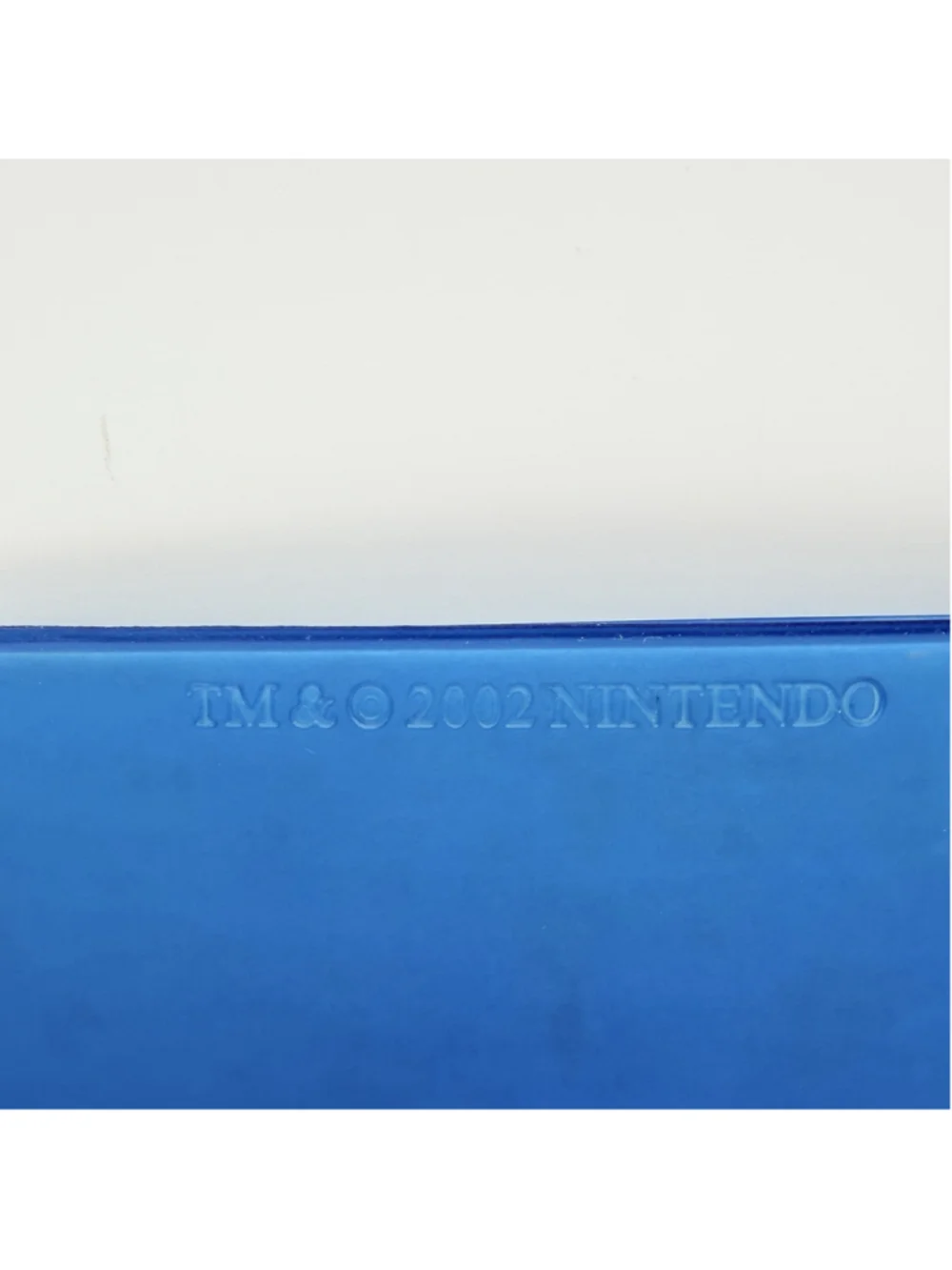Nintendo Game Boy Cartridge Storage Case Binder 12 Games - Blue 2001 Vintage